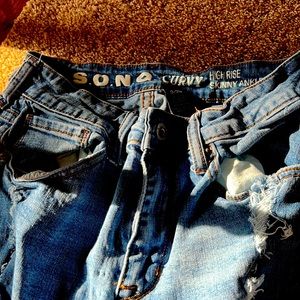 ~High rise skinny ankles jeans~